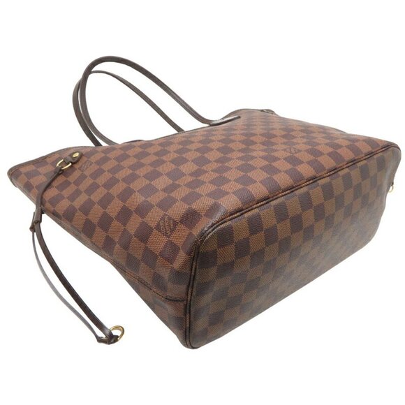 LOUIS VUITTON Brown Damier Neverfull MM Tote Bag - Picture 3 of 10